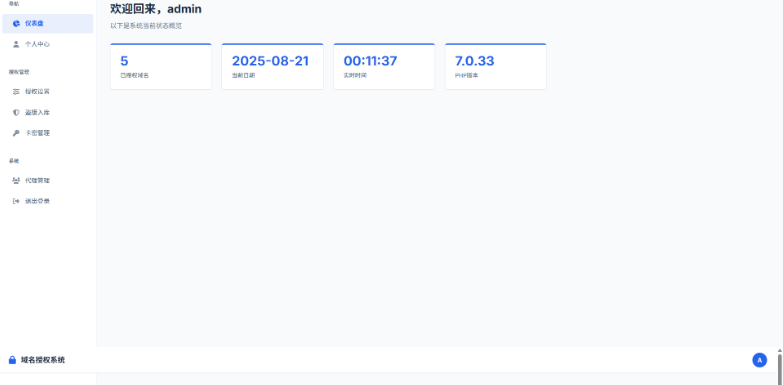PHP域名授权验证系统开源版 v1.2阿若网络-源码分享-免费源码分享-站长交流阿若网络